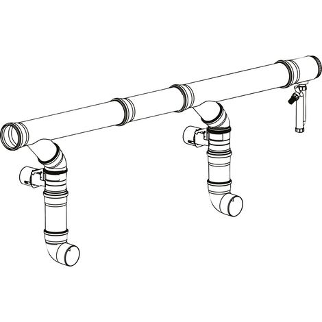 Abgaszubehör FC-CS104 DN110/DN125 Set Abgaskaskade Überdruck mit CO-Sensor von BOSCH - 7739624545