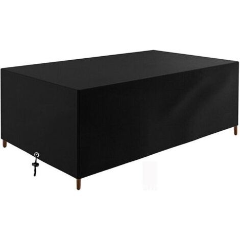 Housse Table Jardin Rectangulaire Housse de Protection pour Salon de Jardin Housse de Protection Imperméable pour Meubles de Jardin Bâche de Protection Étanche Tissu Oxford (170 x94 x70cm) (1/4)