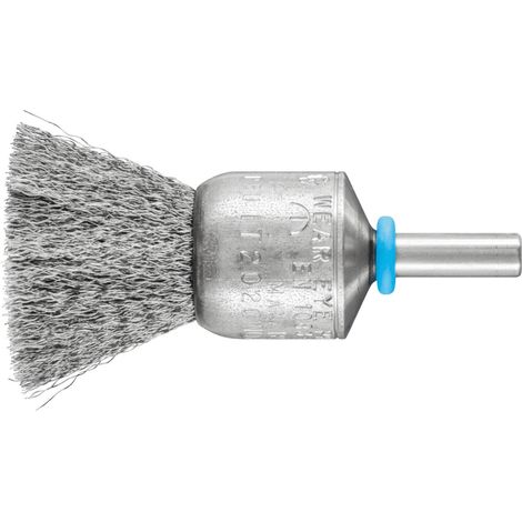 PFERD TOOLS INOX-TOTAL Pinselbürste ungezopft PBUIT Ø20mm Schaft-Ø6 mm Edelstahl-Draht-Ø0,15 10 Stk (1/5)