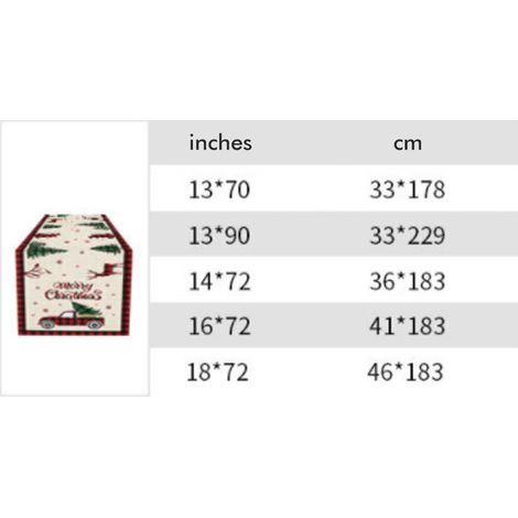 Chemin de table de Noël avec gnomes nains, nappe rayée en coton et lin, décoration de Noël pour table à manger et table basse (1/5)
