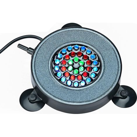 Lampe à bulles submersible pour aquarium, lampe à bulles d'air à changement de couleur automatique, 36 LED décoratives C (1/5)