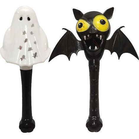 Lot de 2 baguettes lumineuses LED pour décorations d'Halloween (1/3)