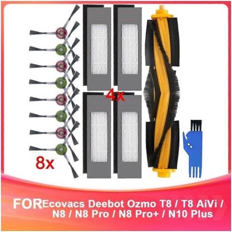 Pièces de rechange pour brosse principale d'aspirateur robot Ecovacs Deebot Ozmo T8/T8 AiVi/N8/N8 Pro Plus (1/5)