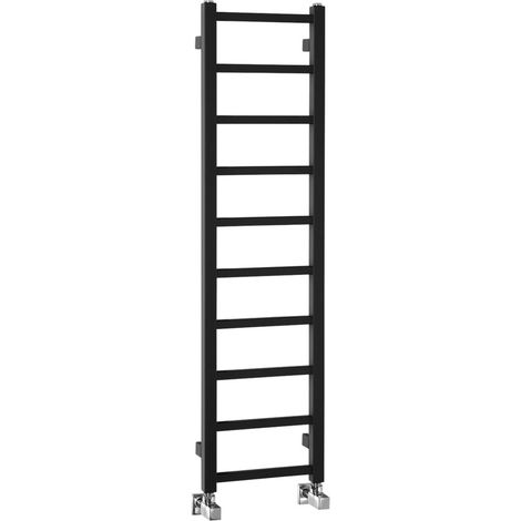 Sapho Metro Light - Elemento calefactor 30x114 cm, 211 W, negro mate IR444TB (1/5)