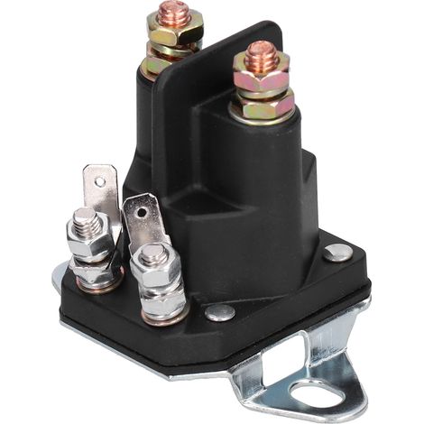 Interrupteur à Solénoïde 3 Pôles 12V pour Démarreur MTD, Compatible 109946 146154 1753539 AM138497 (1/5)