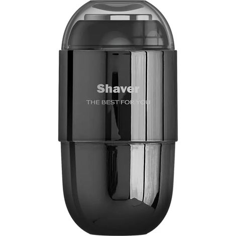 Rasoir electrique de voyage mini pour homme en forme de capsule tondeuse barbe rechargeable compacte et nomade