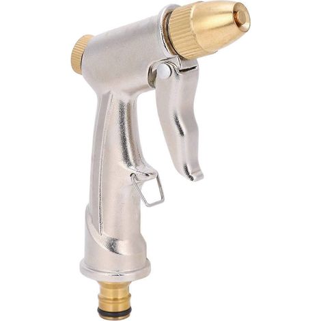 High Pressure metal Garden Water Spray Gardening Sprayer Water Hose Jet Household Lawn Car Washing Guns Yard Watering Sprinkle (1/4)