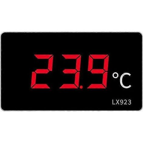 Thermomètre avec affichage LED et sonde pour piscines, étanche, pour mesurer la température de l'eau des piscines, spas, jacuzzis et aquariums.-AquaForge
