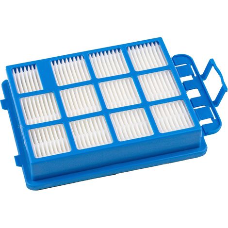 vhbw filtro compatibile con Nilfisk Meteor aspirapolvere - filtro HEPA blu