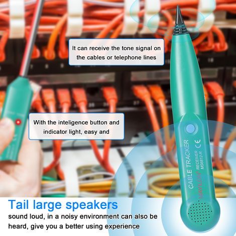 Mobile Telephone Wire Tracer 100 Hz 300 kHz Reception Frequency Ranges UTP Tool LAN Network Cable Tester Line Finder (1/5)