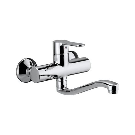 MISCELATORE MONOC. LAVELLO A MURO LINEA BLU Cromo PAFFO