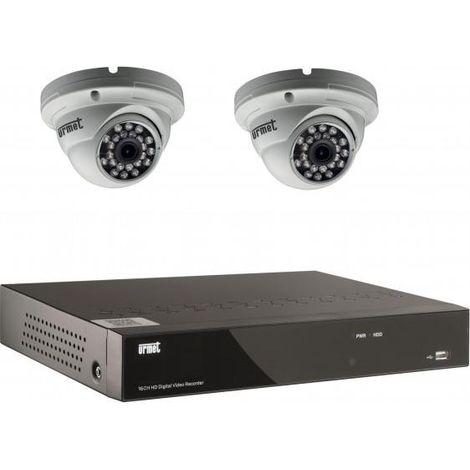 Kit ip 2camdom+1nvr poe URMET 1093/KIPPROB
