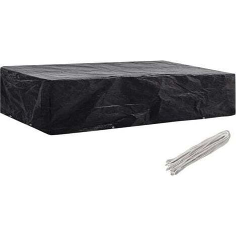 Gartenliege-Abdeckung 8 Ösen 218x77x55 cm (1/5)