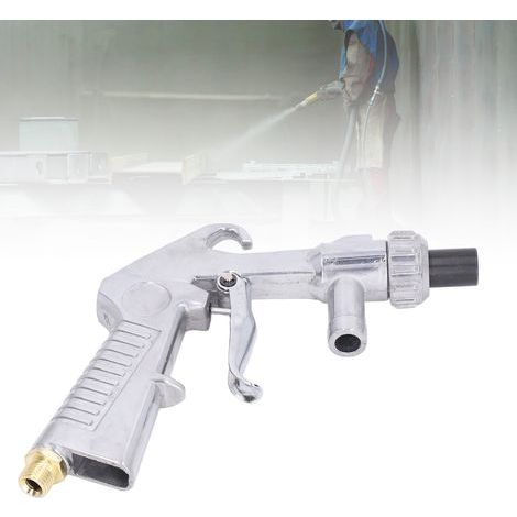 Pistolet de sablage avec kit accessoires pour polissage et nettoyage (1/5)