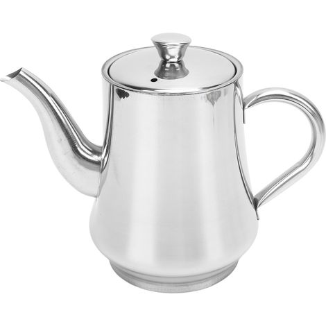 Ölkanne aus Edelstahl mit Siebeinsatz, dickwandig, auslaufsicher, für die Küche, 710 ml (1/5)