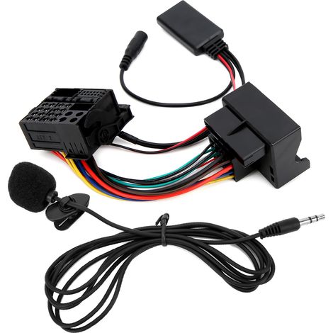 Microphone adaptateur câble audio auxiliaire Bluetooth 5.0 plug and play remplacement pour série 5 E60 E61 2002-2014 (1/5)
