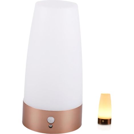 Lampe LED de Mouvement pour Chambre et Couloir Veilleuse à Piles Éclairage Automatique pour Escalier et Nurserie Sécurité Nocturne Intérieure (1/5)