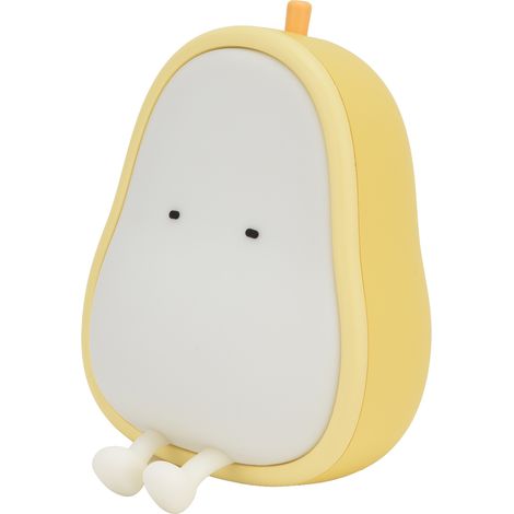 Veilleuse LED en silicone en forme de poire, motif dessin animé, pour chambre d'enfant ou salon. (1/5)