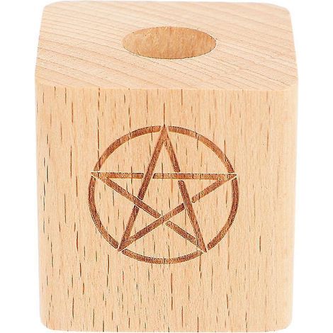 1 sternförmiger Pentagramm-Kerzenhalter (1/3)