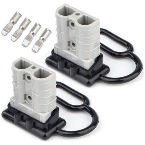 50A 6-10 Calibre Connectique Batterie Paire de prise Connecteur Anderson Batterie Connexion Rapide Prise de Connecteur (1/4)
