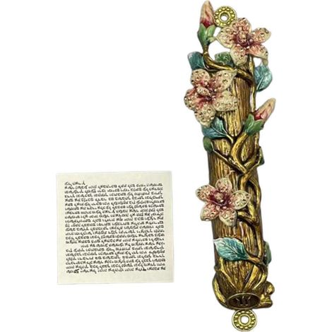 Mezouza pour porte, décoration murale messianique, cadeau religieux de pendaison de crémaillère, artisanat (1/4)