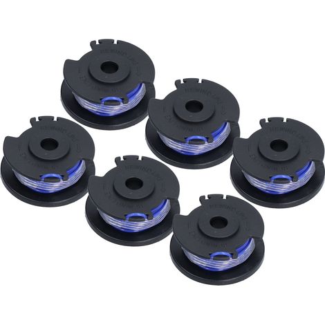 Lot de 6 bobines de fil de rechange pour coupe-bordures sans fil Ryobi One AC14RL3A 18 V, 24 V et 40 V (1/5)