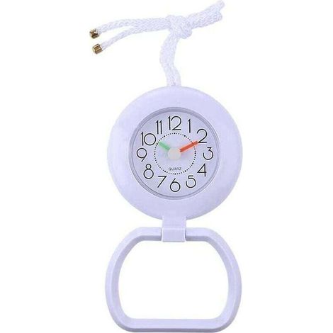 Wasserdichte Uhr, Wanduhr, Badezimmeruhr, Küchenuhr, Duschuhr, Saugnapfuhr, Uhr mit Handtuchring (1/5)