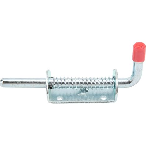 Verrou à ressort en fer galvanisé 10mm diamètre pour remorques caravanes camping-cars (1/5)