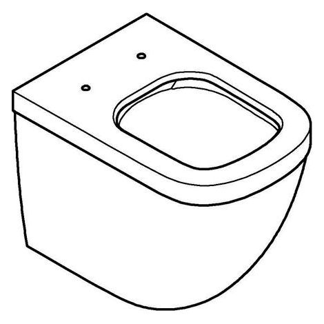 Grohe Euro Ceramic - Stand-WC, Rimless, Triple Vortex, Alpinweiß 39339000 (1/5)
