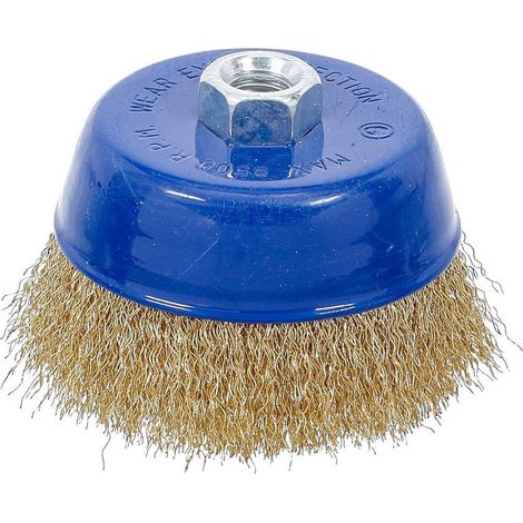 Brosse Ronde D.100 mm M14 x 2,0 - Acier, Résistante et Polyvalente, Pro - D-Work (1/5)