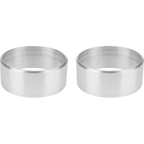 Due filtri aria in alluminio da 2 pollici per Edelbrock Holley Riser SBC BBC 350 454