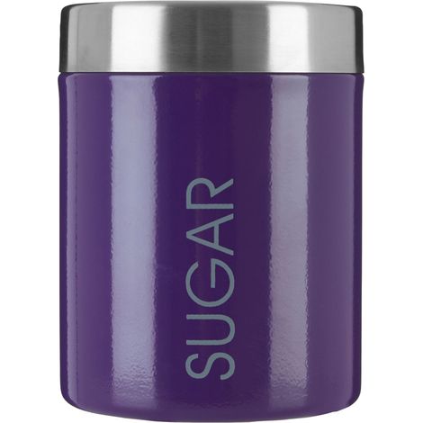 Premier Housewares Purple Enamel Sugar Canister (1/3)
