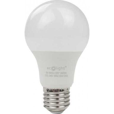 Lampadina A60LED E27 da 9W e 6500K a luce ecologica (1/3)