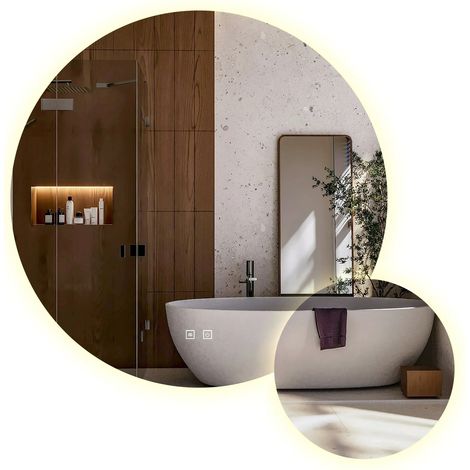 Spiegel Rea R-8040 Led Transparent (1/5)
