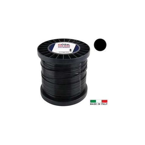 FILO PER DECESPUGLIATORE IN NYLON TONDO PRO NERO  ø mm.2,4 in matassa da mt.349    EXCEL