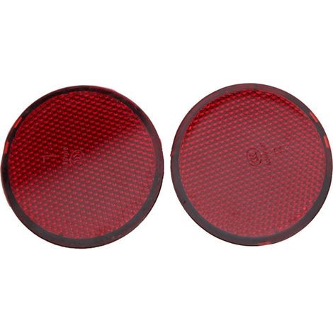 2 pièces réflecteur de pare-chocs arrière rond rouge Auto Modification adapté pour Nissan QASHQAI 2007-2015 (1/5)