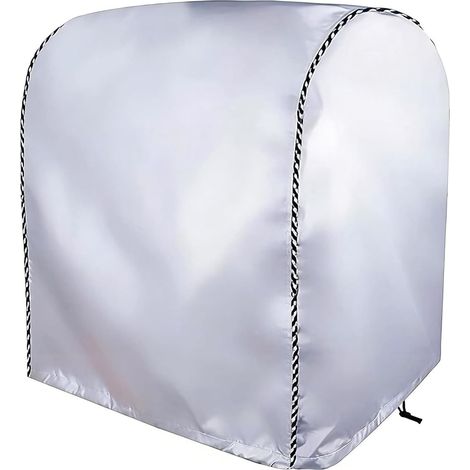 Funda protectora para impresora 3D, 50 x 50 x 55 cm, tela Oxford plateada, impermeable y a prueba de polvo, adecuada para muebles de impresoras 3D.