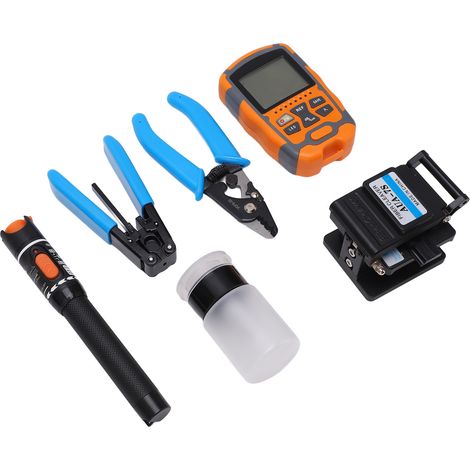 Kit de soudure fibre optique mini, multifonction, ABS alliage aluminium, outillage FTTH industriel (1/5)