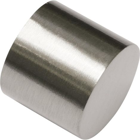 Embout de Tringle à Rideau, 2 Pièces, Série Chicago, Diamètre de 200 mm, Métal, Finition en Acier Inoxydable