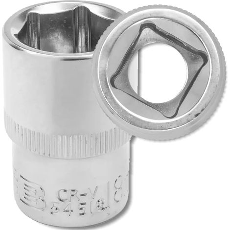 JCB Steckschlüssel 1/2" 18 mm 6-kant Cr-V