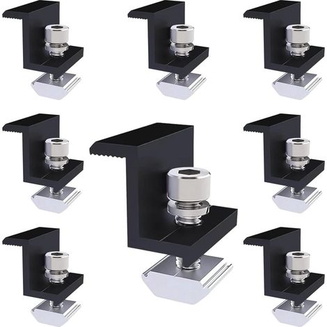 Supports réglables pour panneaux solaires - 8 pièces, 30 mm, adaptés aux camping-cars (1/5)