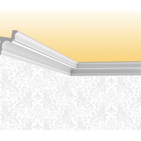 Corniche plafond Cimaises et plus C03 - 5,5x4,2x200cm (h x p x L) - moulure décorative polyuréthane (1/3)