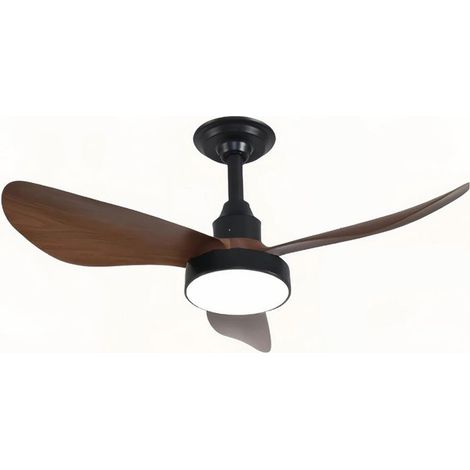 Ventilateur Lampe Plafond 82cm, Lustre LED Amovible, Ventilateur de Plafond Silencieux Design Contemporain pour Salon, Salle à Manger, Bureau (1/5)