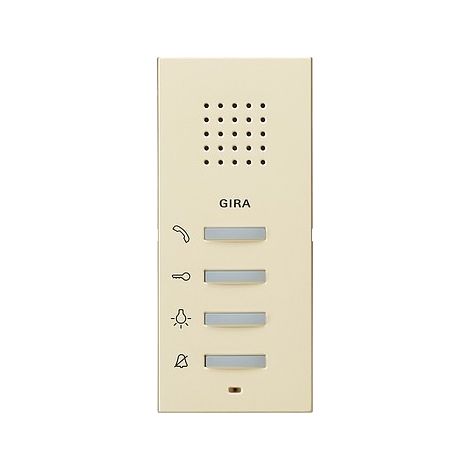 GIRA 125001 STATION D'APPARTEMENT AP SYSTEM 55 BLANC CRÈME BRILLANT
