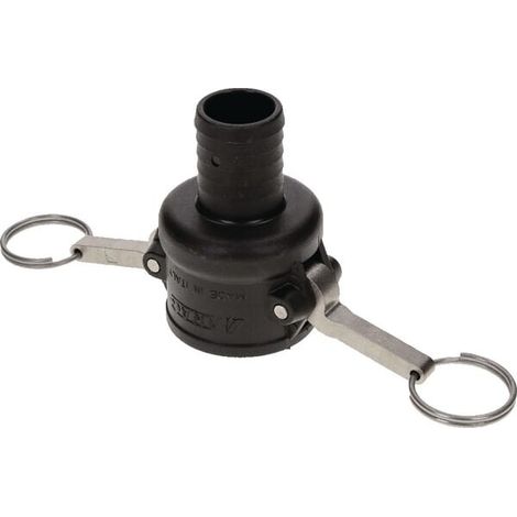 Extremo de maguera Camlock Tipo C 1.1/4" polipropileno ARAG 18105C