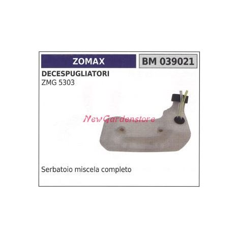 Serbatoio carburante ZOMAX motore decespugliatore ZMG 5303 039021