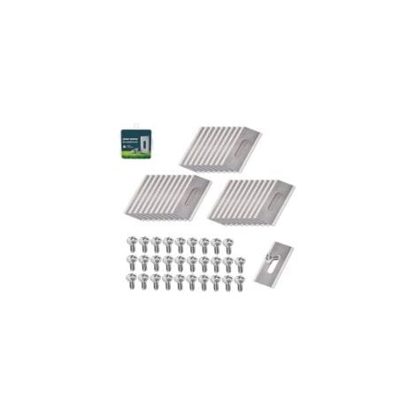 Lot de 30 lames de rechange pour tondeuse robot, lames à trou long, compatibles avec Husqvarna/Automower/Gardena, lames de rechange universelles pour tondeuse robot. (1/5)