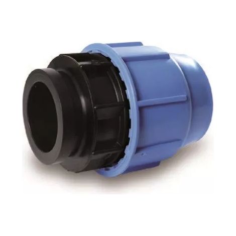 PE-Durchführung mit Gewinde 90-3\' F BLUE SEAL PN10