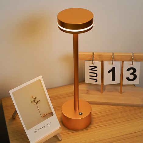 LED Lampe Industrial Retro aus Metall Helligkeit verstellbar Wiederaufladbar Für Bar Restaurant Schlafzimmer Wohnzimmer (1/5)