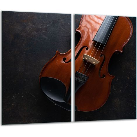 Tagliere in vetro 2x 30x52 spartiti musicali (1/5)